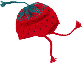 Strawberry Doll Hat